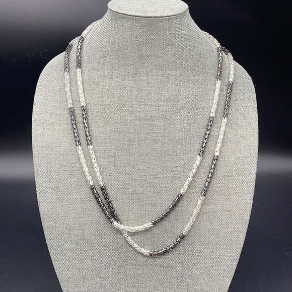 Alfani Jewelry - Alfani Macy’s Sparkle Lightweight Metal Long 61” Necklace NWT